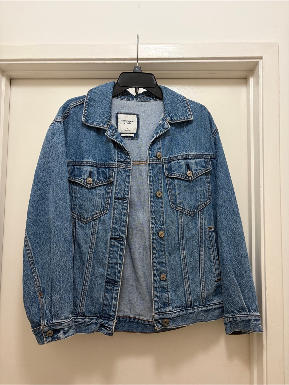 Abercrombie & Fitch Light Blue Denim Jacket — Trucker Style